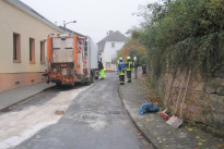 Auslaufendes Hydrauliköl, Hasselgärtenstraße