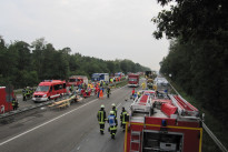 Gefahrguttransporterunfall A6