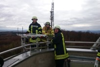 Rettungsübung über den Wolken