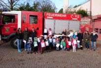 Die Feuerwehr Höchen hatte jede Menge kleine Gäste im Feuerwehrhaus