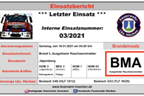 Einsatz Nr. 03/2021 – „Brand 3“